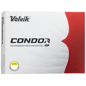 Volvik Condor golf ball with soft urethane cover for responsive feel and control.