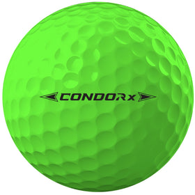 Volvik Condor X Green golf ball core close-up showing energetic core