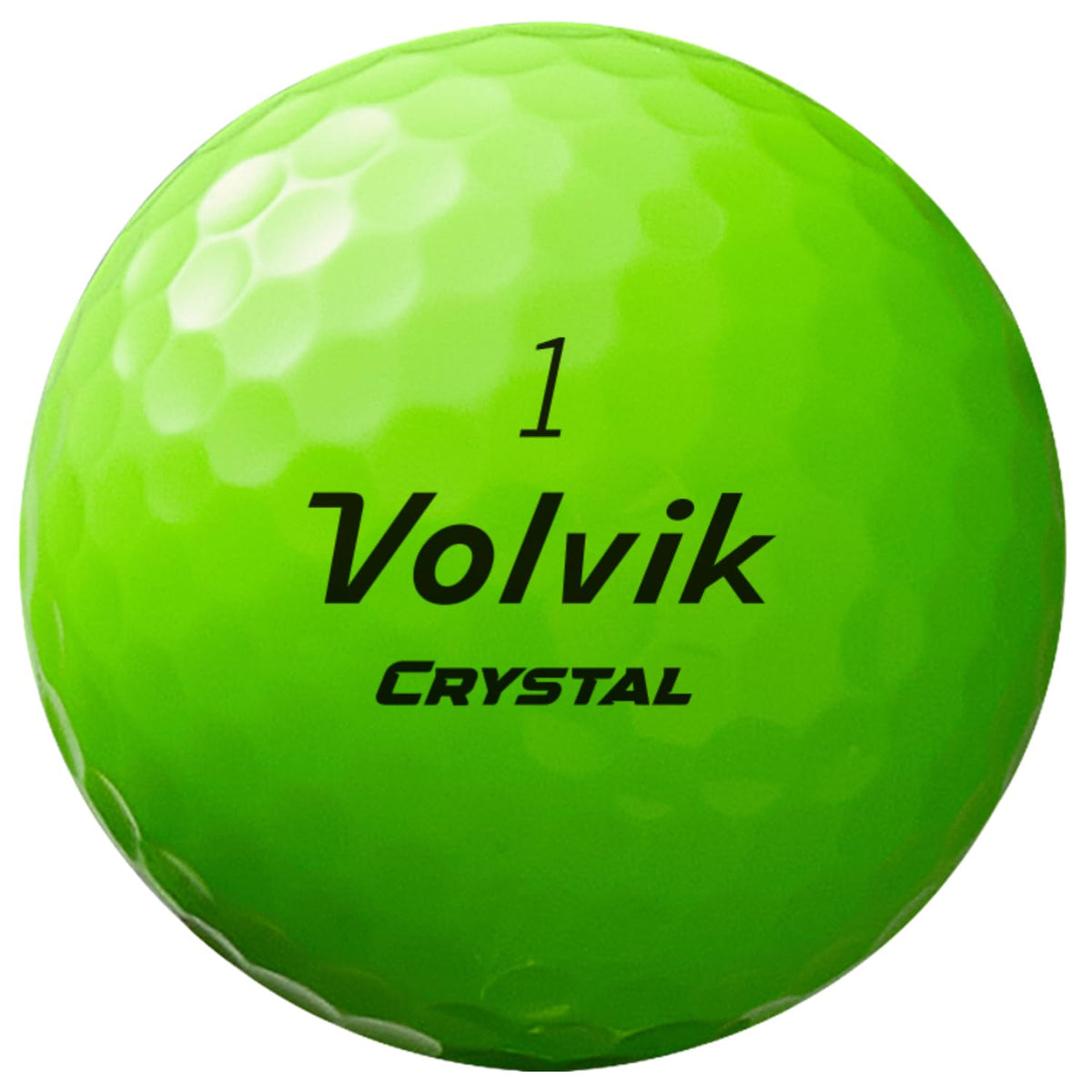 Volvik Crystal ball core detail highlight oversized core designed for distance.