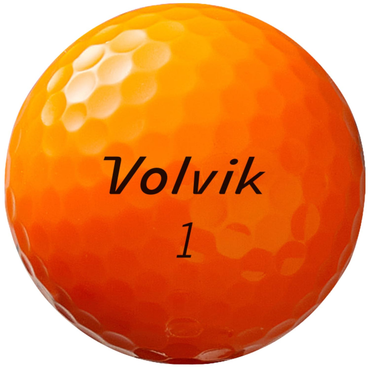 Volvik Crystal Soft Ball shows soft ionomer cover for durable greenside response