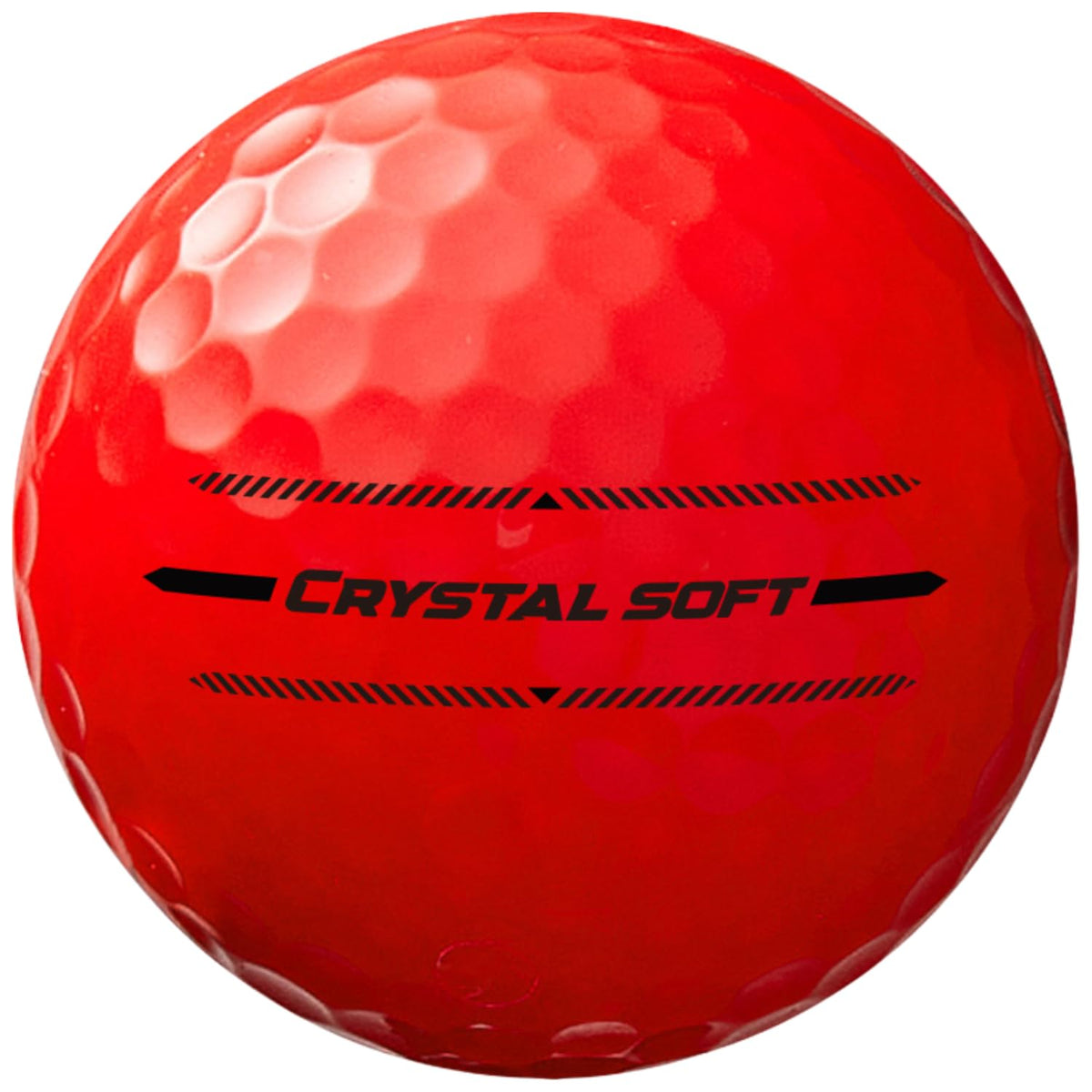 Volvik Crystal Soft high-trajectory shot over greens improves carry.