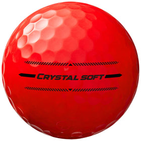 Volvik Crystal Soft high-trajectory shot over greens improves carry.