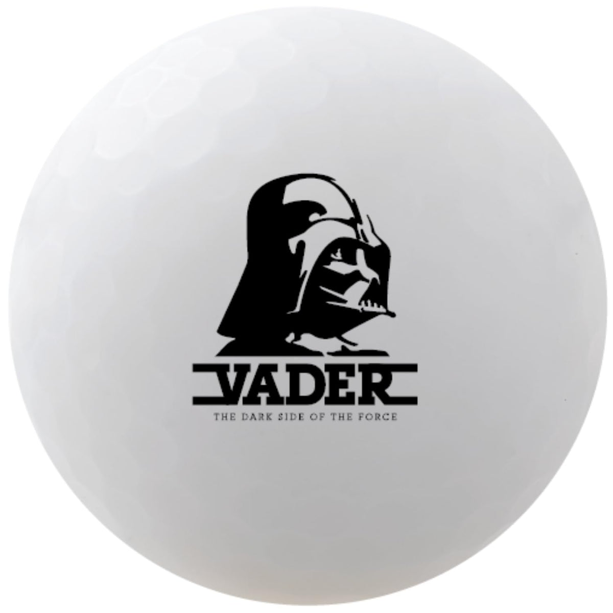 Volvik Darth Vader soft-feel golf ball offers smoother shots.