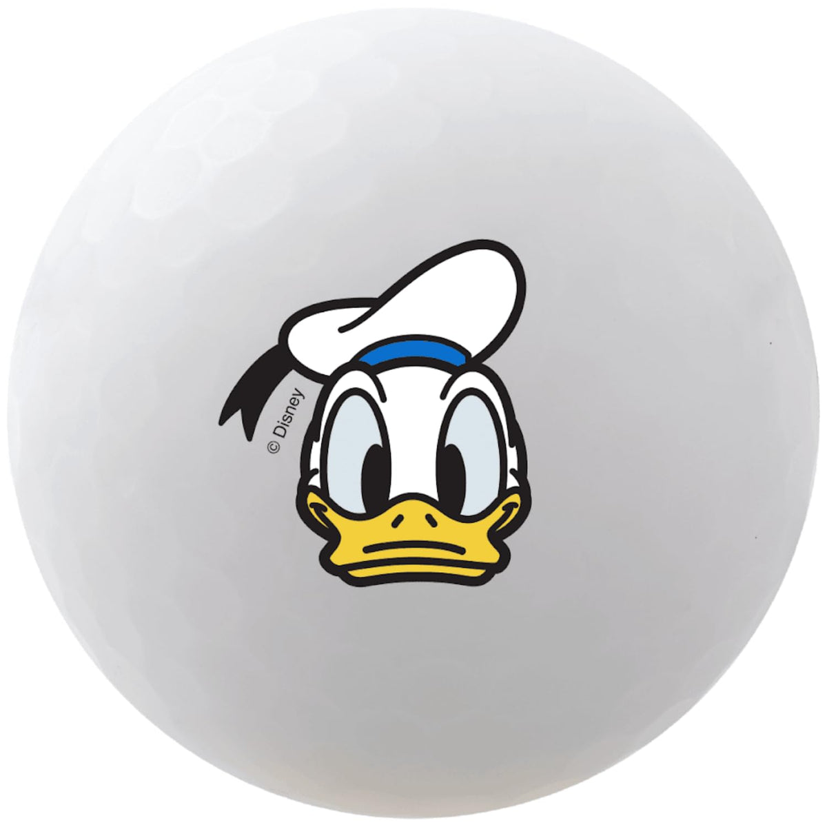 Volvik Disney ball Donald Duck close-up, high-visibility design for aiming.