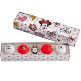 Volvik Disney golf ball Minnie Mouse with high-visibility matte finish for tracking