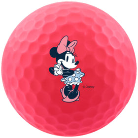 Volvik Disney holiday design ball close-up shows vivid color and soft feel.