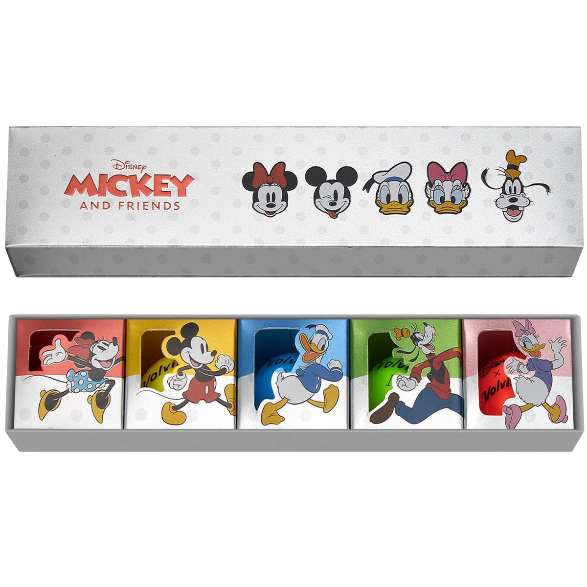 Volvik Disney Mickey Vivid Ball on course with clear visibility and responsive feel