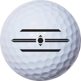Volvik Magma ball core close-up white, showing dual-core power for speed.