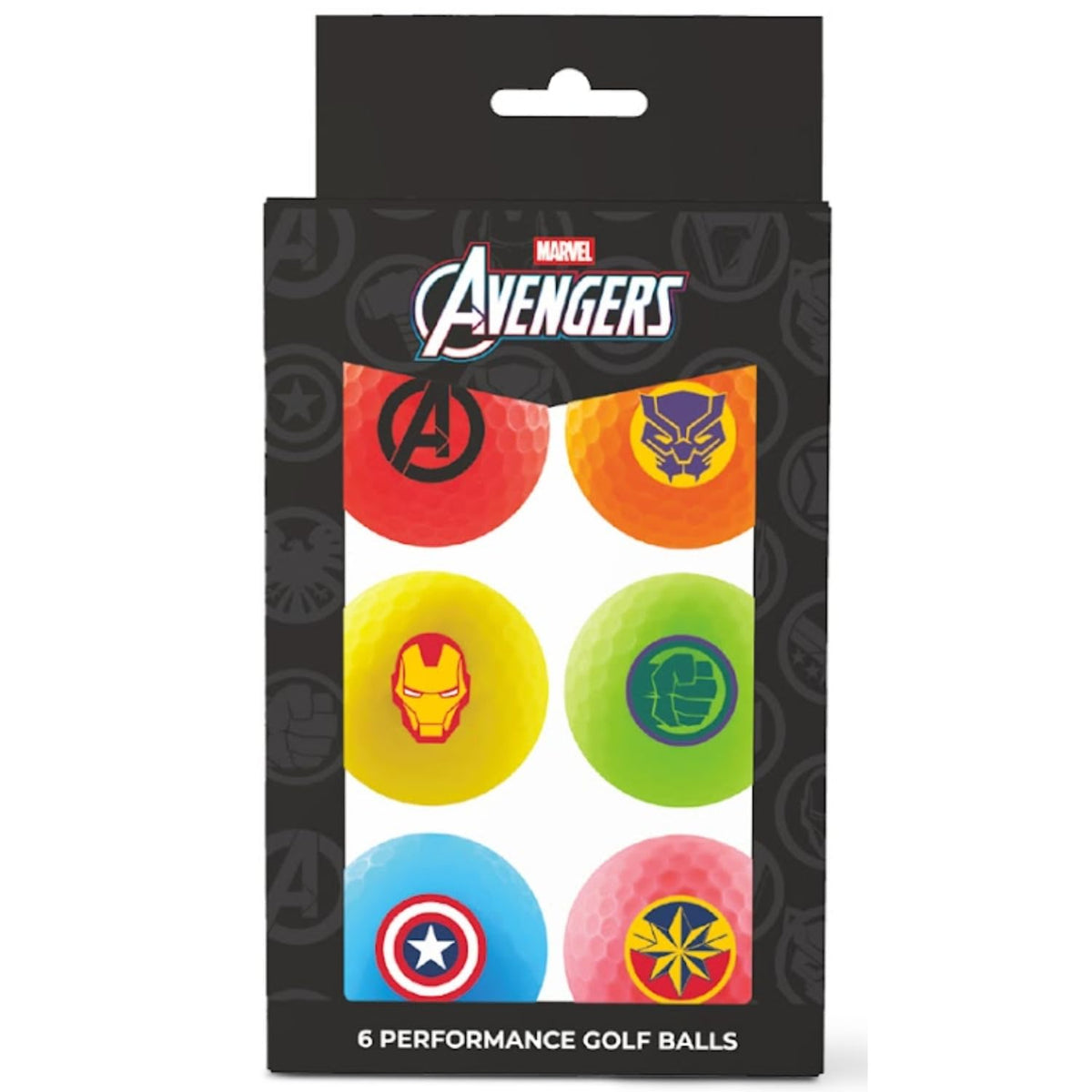 Volvik Marvel Avengers Vimat Iron Man ball with bold artwork and high visibility on the fairway