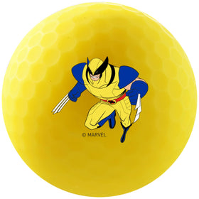 Volvik Marvel golf balls featuring detailed graphics for confident alignment and tracking.