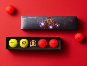 Volvik Marvel Iron Man 2.0 gift set packaging ideal for gifting and display.