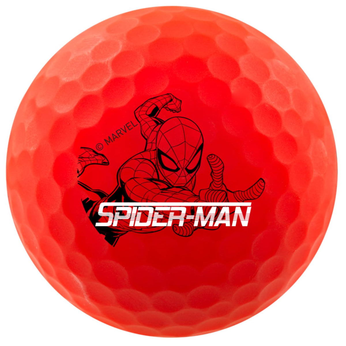 Volvik Marvel Vivid Spider-Man ball aids tracking