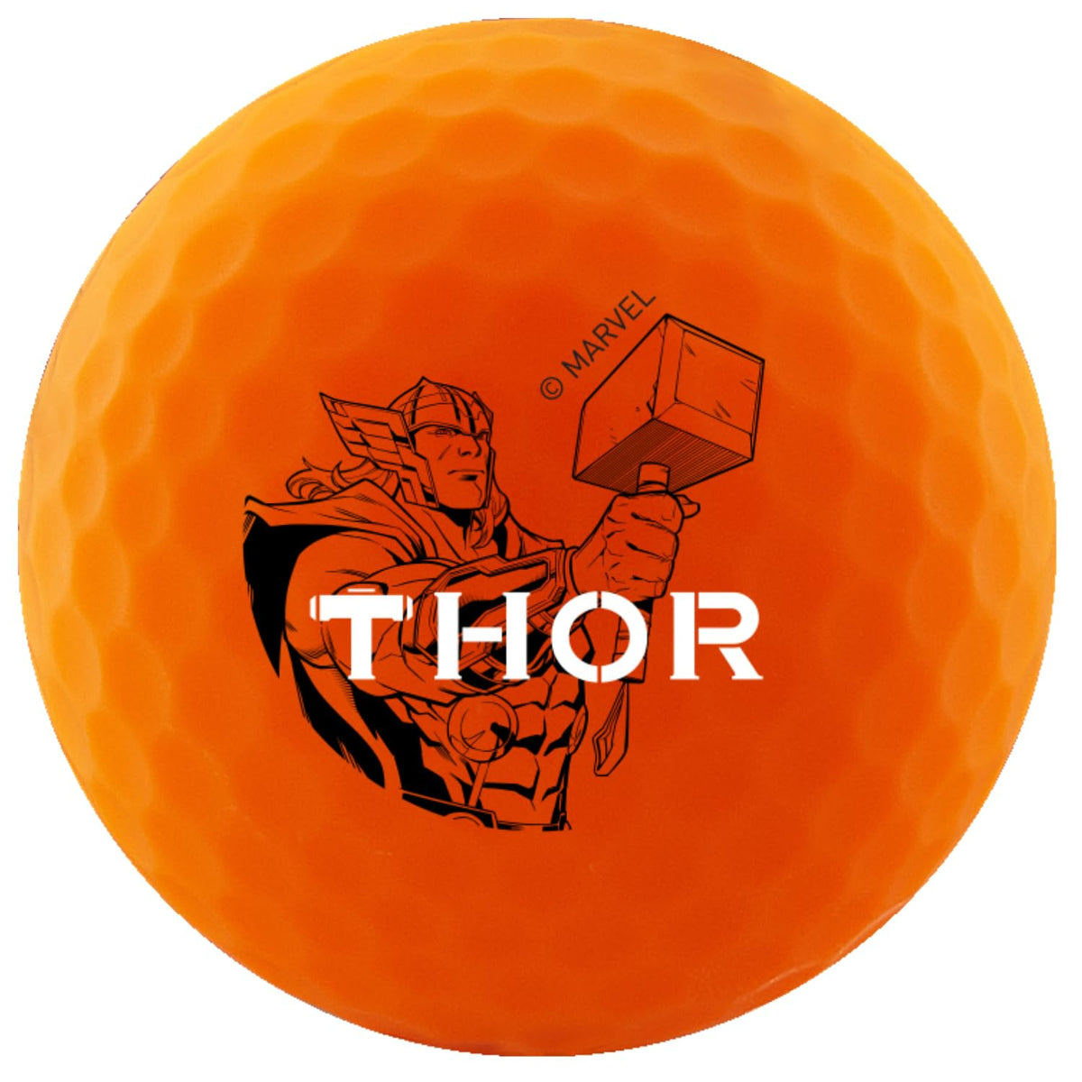 Volvik Marvel Vivid Thor ball improves visibility
