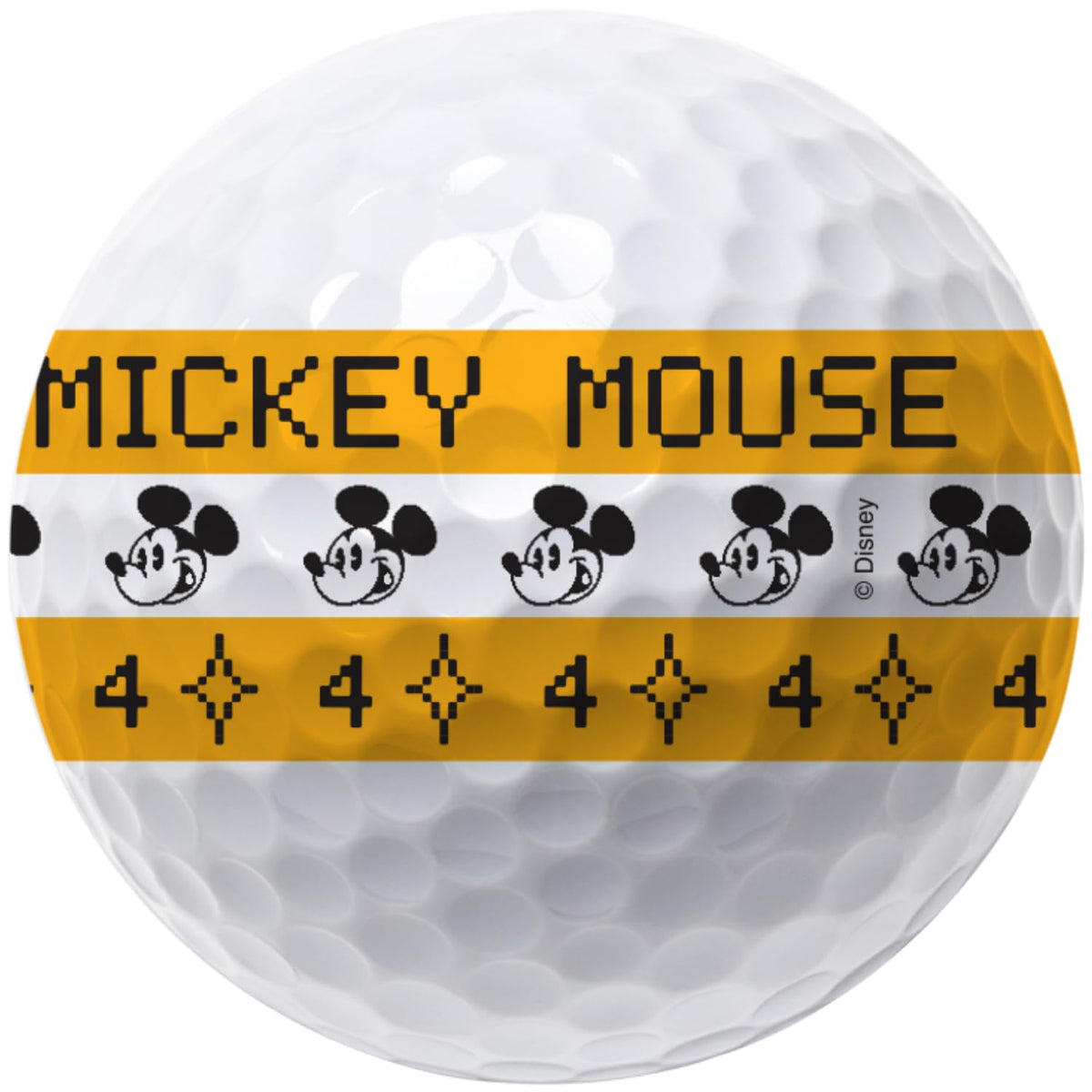 Volvik Mickey Mouse Digiverse ball design closeup showcasing Digiverse pattern
