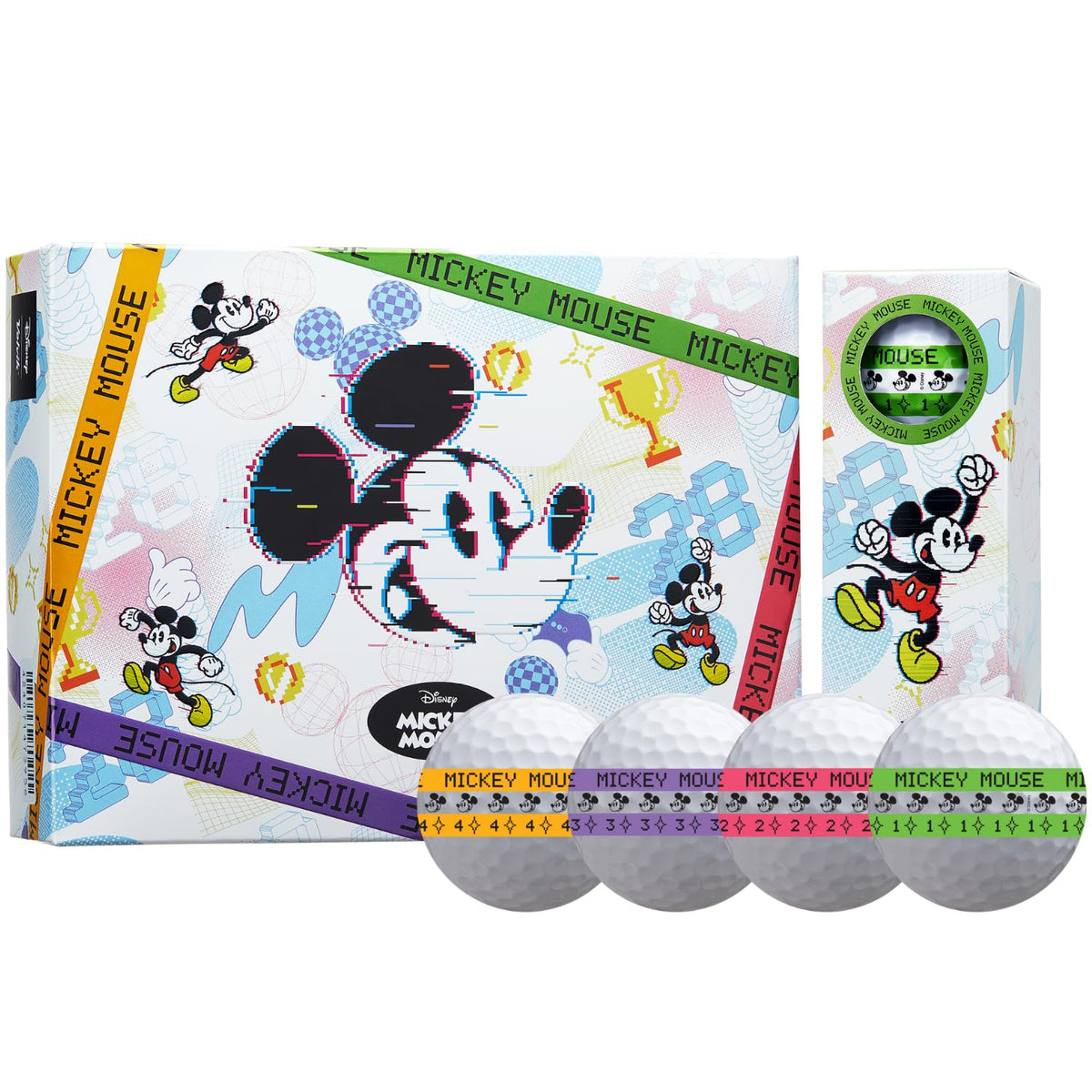Volvik Mickey Mouse Digiverse ball front view for play and display