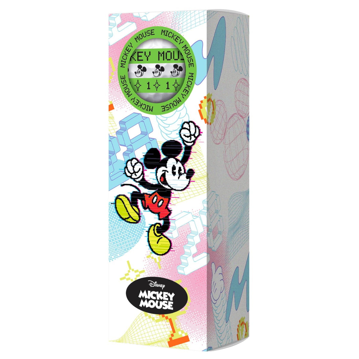 Volvik Mickey Mouse Digiverse ball graphic detail showing bold colors for easy tracking