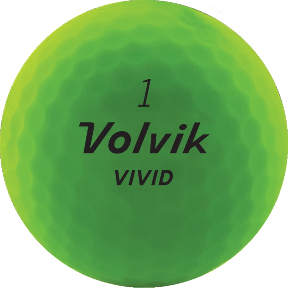 Volvik New Vivid matte ball color variants demonstrates vibrant options for easier line of sight.