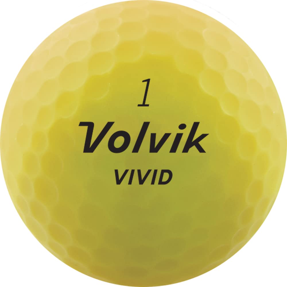 Volvik New Vivid matte ball pack shot showcases the set's eye-catching finish.