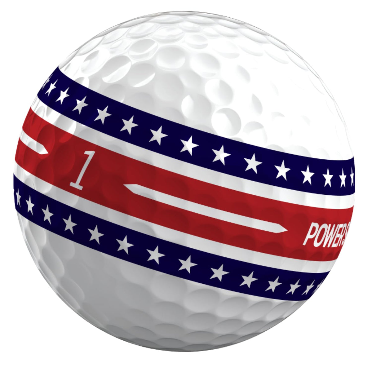 Volvik Patriot Edition colors enhance visibility in all conditions for easier tracking.
