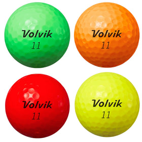 Volvik Power Soft 332-dimple pattern promotes stable flight from tee to green.