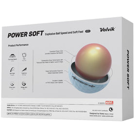 Volvik Marvel-powered golf balls on course with bold graphics and durable cores.