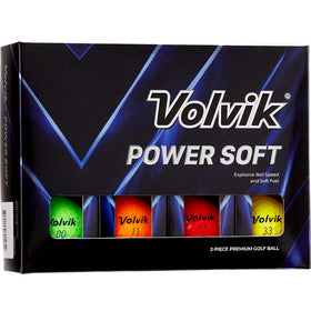 Volvik Power Soft ball with glossy finish for premium feel and shine.