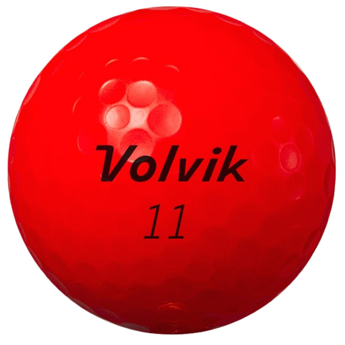 Volvik Power Soft golf balls featuring 332-dimple pattern for stable, accurate flight.