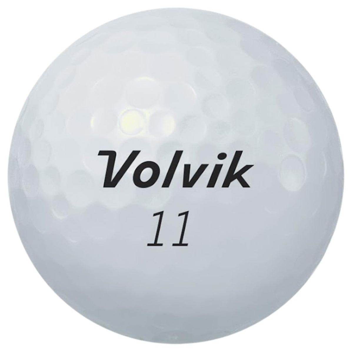 Volvik Power Soft 332-dimple pattern yields stable flight from tee to green.