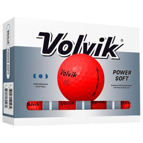 Volvik Power Soft golf balls with a premium glossy finish for better visibility on the course.