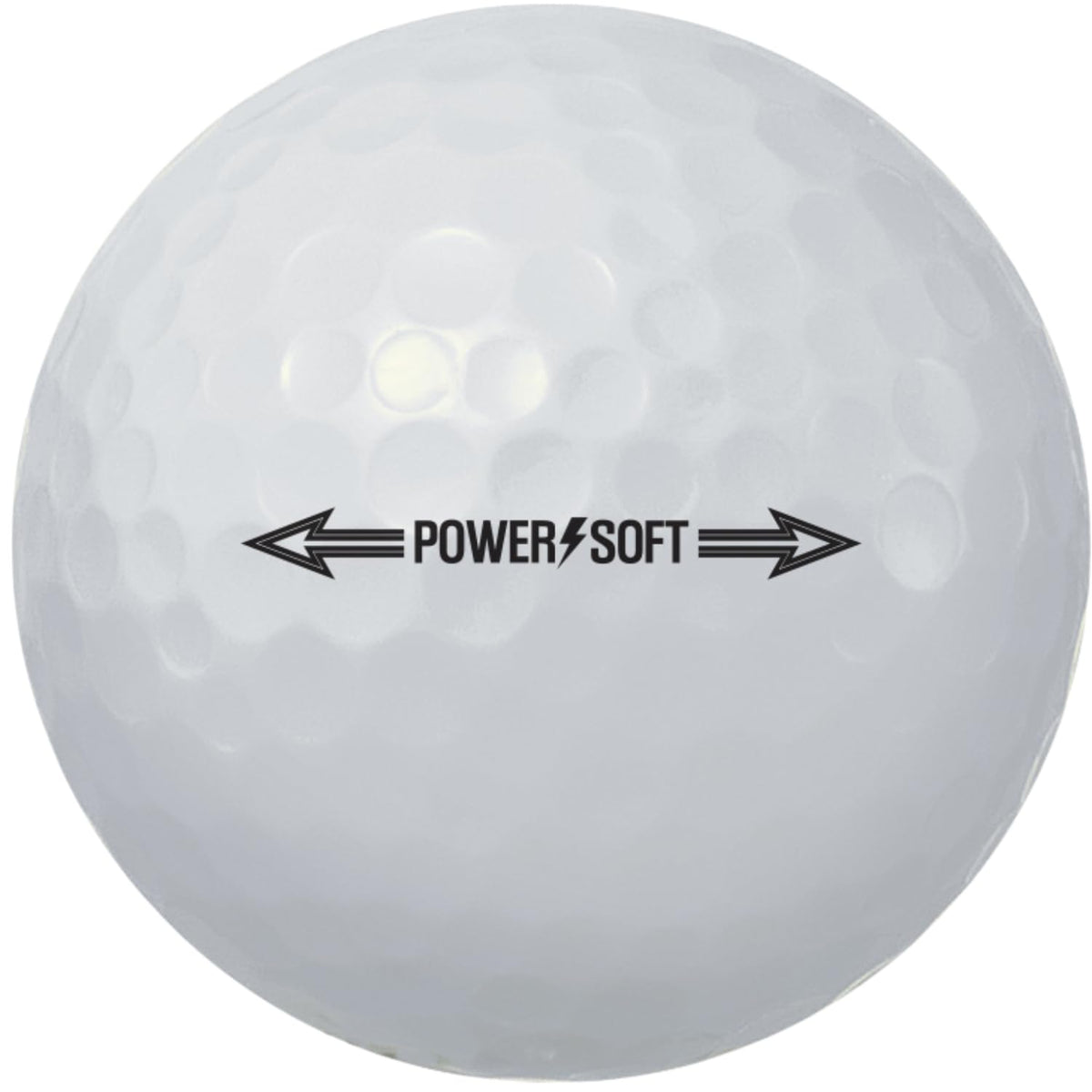 Volvik Power Soft white balls highlight 75 compression for balanced power and feel.