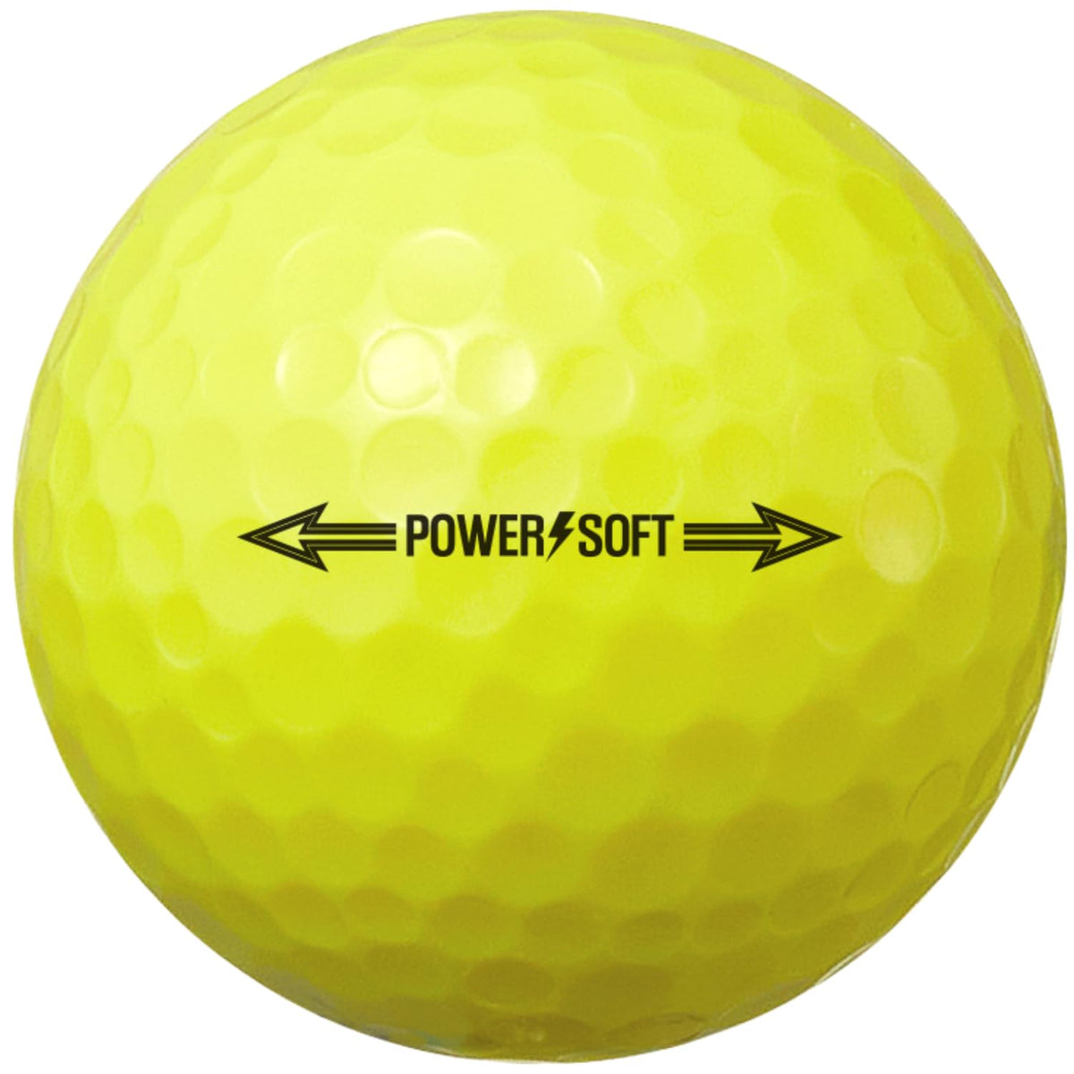 Volvik Power Soft yellow ball demonstrating high visibility and flight stability