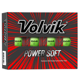 Volvik Power Soft Green in flight demonstrates driver performance with mid-high launch.