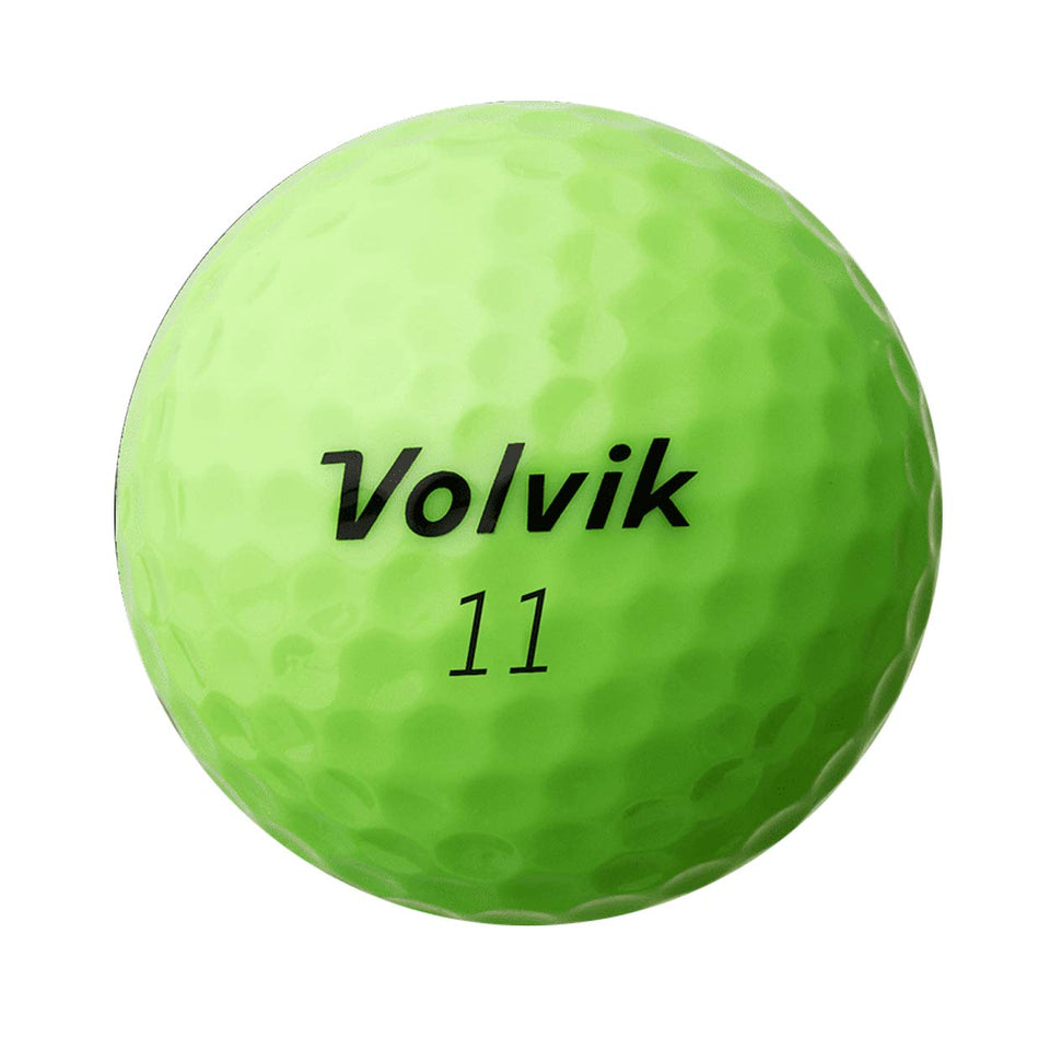 Volvik Power Soft Green ball with explosive ball speed for long drives.