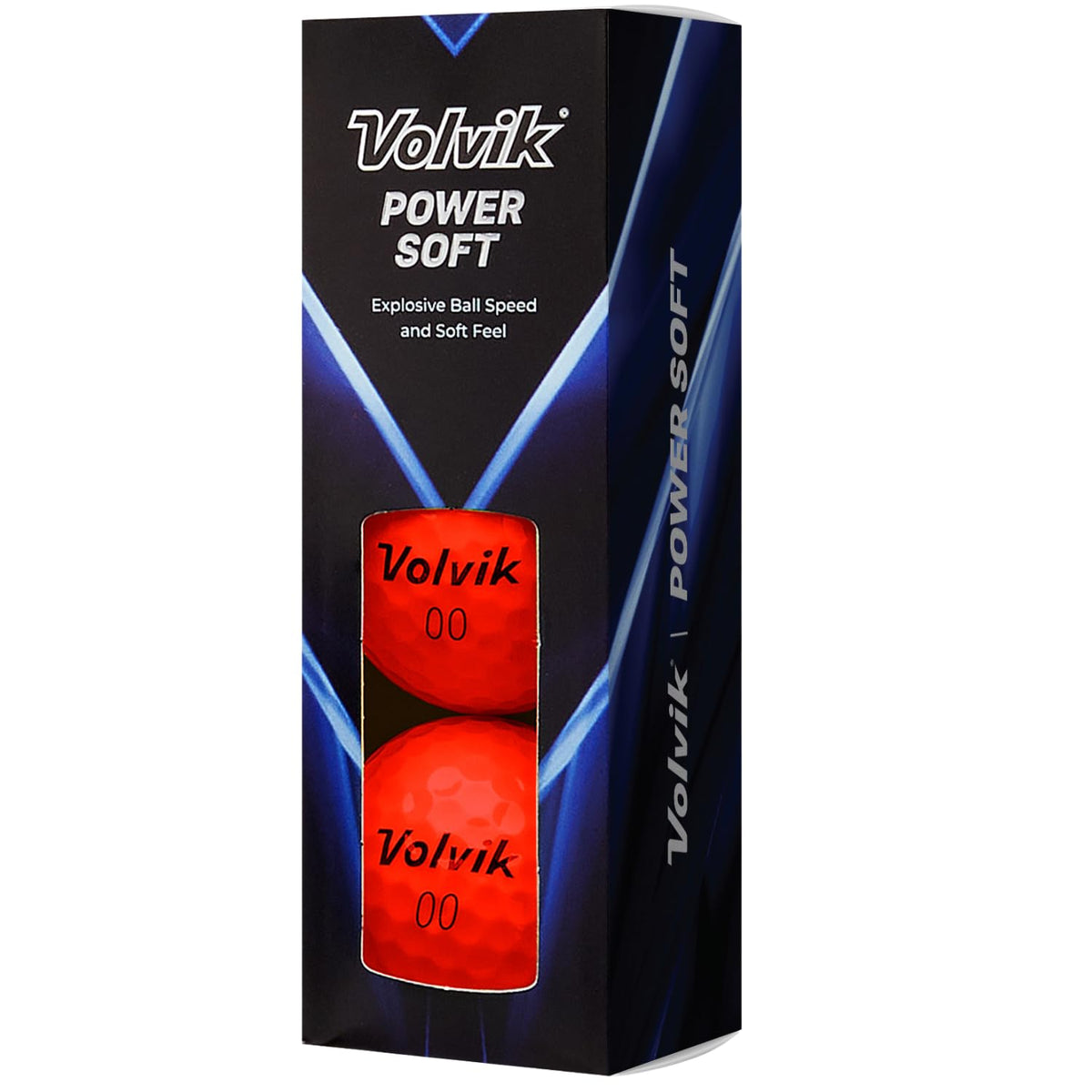 Volvik Power Soft Red balls feature an ionomer cover for durability and control