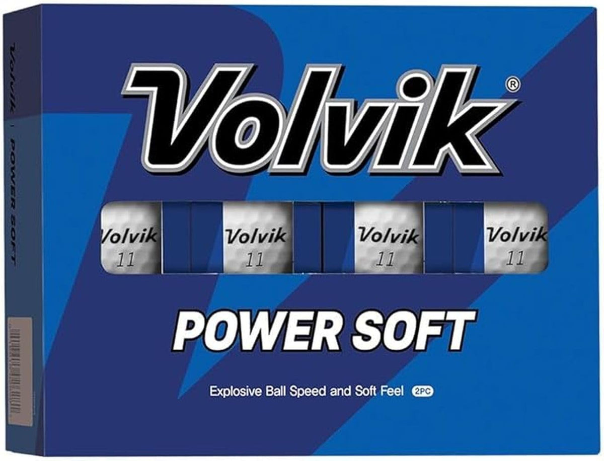 Volvik Power Soft White golf balls: soft feel and reliable flight for casual players