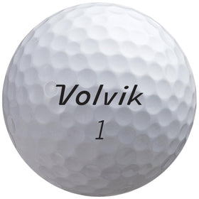 Volvik Radiance white ball close-up, soft feel with confident control