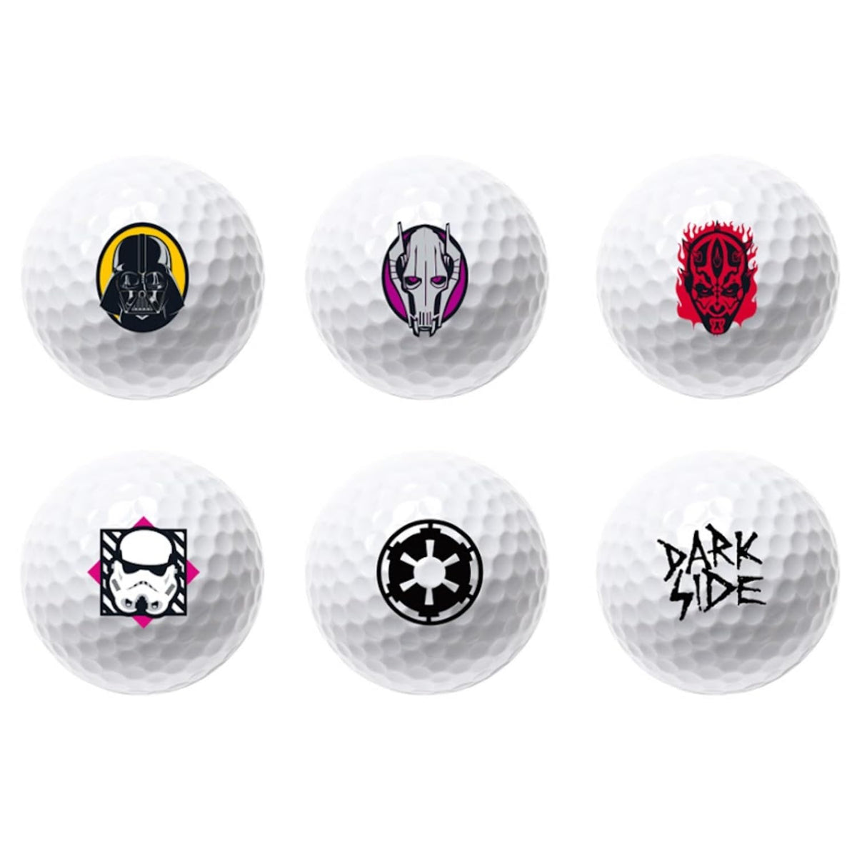 Volvik Star Wars Power Soft golf balls featuring Stormtrooper sleeve for stylish appeal and reliable control