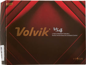 Volvik Tour VS4 white balls pack for consistent performance on the course.