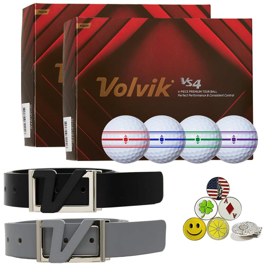 Volvik Tour VS4 premium golf balls bundle for distance and accuracy.