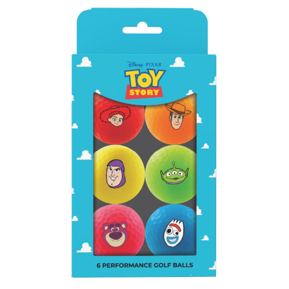 Volvik Toy Story Vimat Woody ball for easy shot tracking on the course