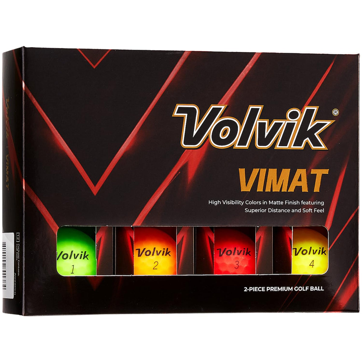 Volvik Vimat ball with matte finish improves tracking in bright light
