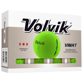 Volvik VIMAT Green ball with matte finish for easier tracking in sun and shade
