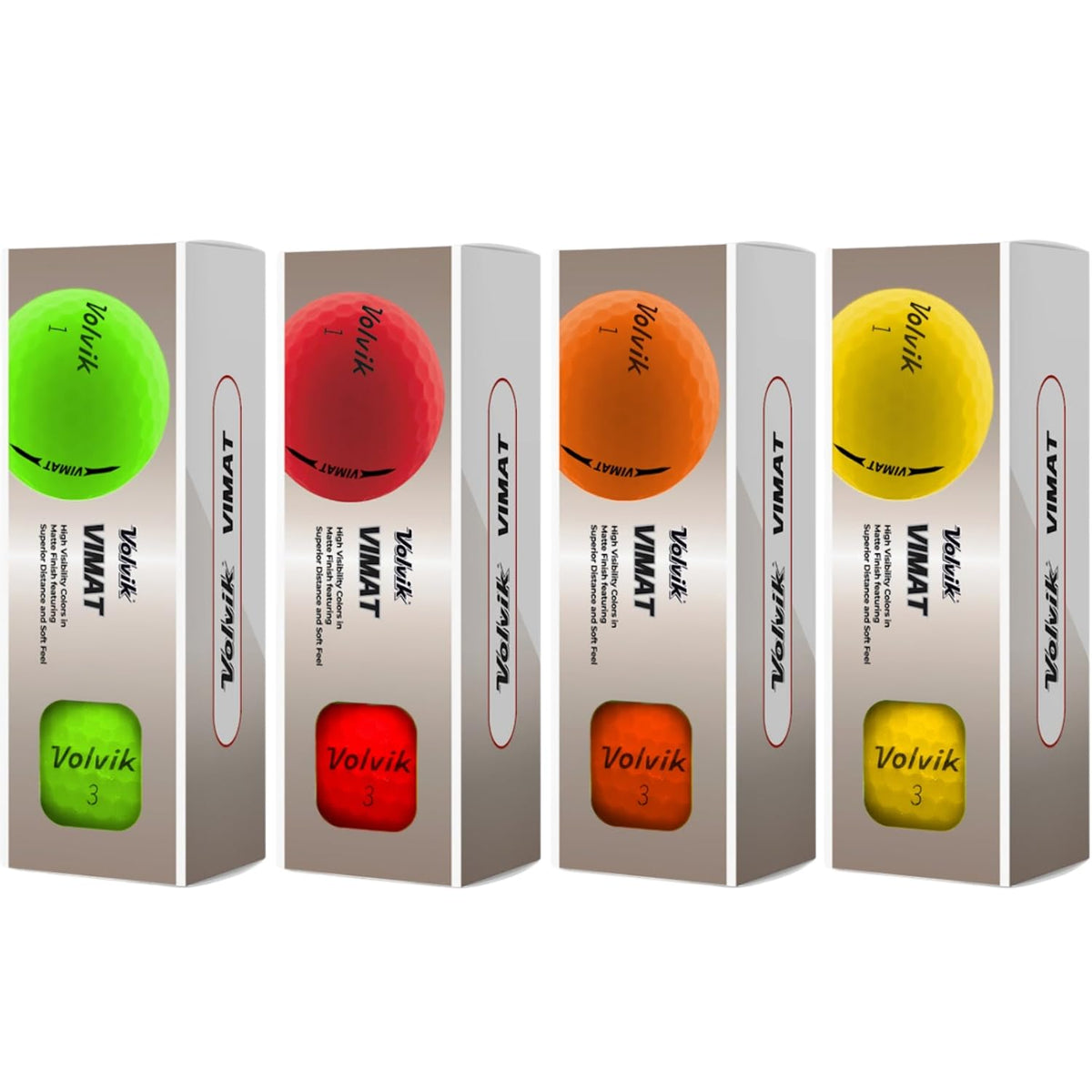 Volvik VIMAT ball with ionomer cover delivers durable control and lasting performance.