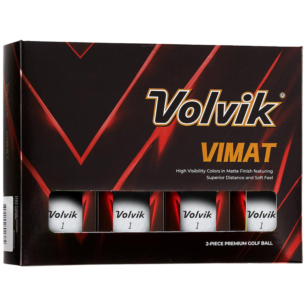 Volvik Vimat Golf Balls White matte finish for glare-free tracking