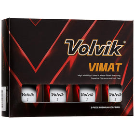 Volvik Vimat Golf Balls White matte finish for glare-free tracking