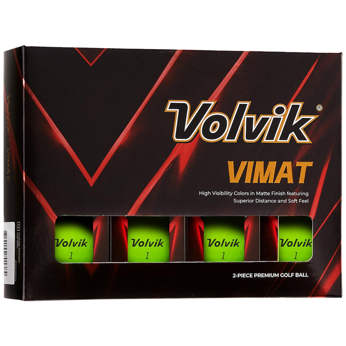Volvik Vimat Green ball with matte finish for glare-free tracking on sunny days.