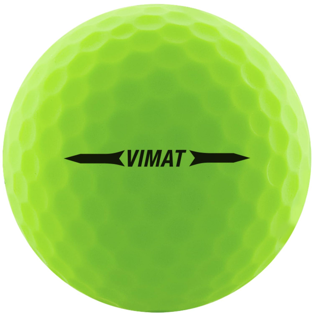 Volvik Vimat Green featuring soft core for fast initial speed and longer reach.
