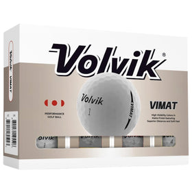 Volvik VIMAT golf ball with matte finish improves visibility in sun and shade