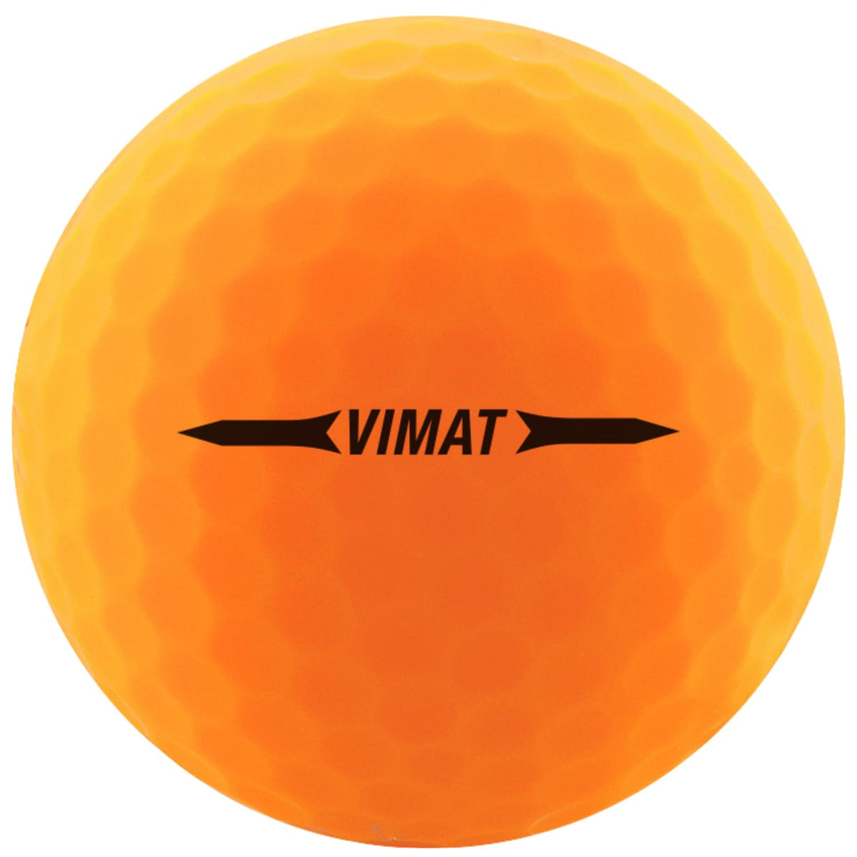 Volvik Vimat orange dimple detail showing aerodynamics and control.