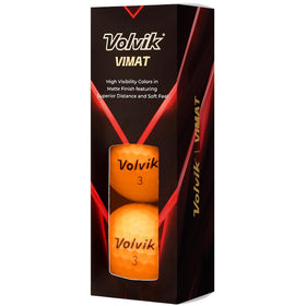 Volvik Vimat orange flight view illustrating stable trajectory in daylight.
